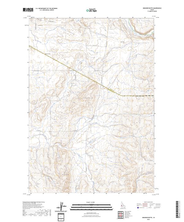 USGS Topographic Map – Granger Butte