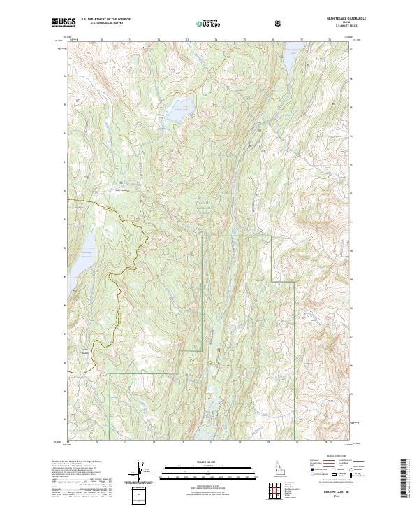 USGS Topographic Map – Granite Lake
