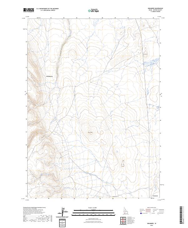 USGS Topographic Map – Grasmere