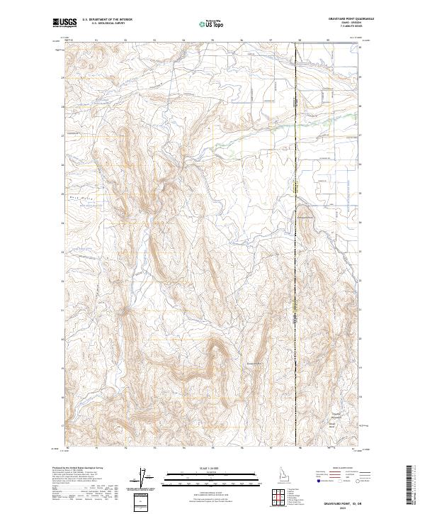 USGS Topographic Map – Graveyard Point