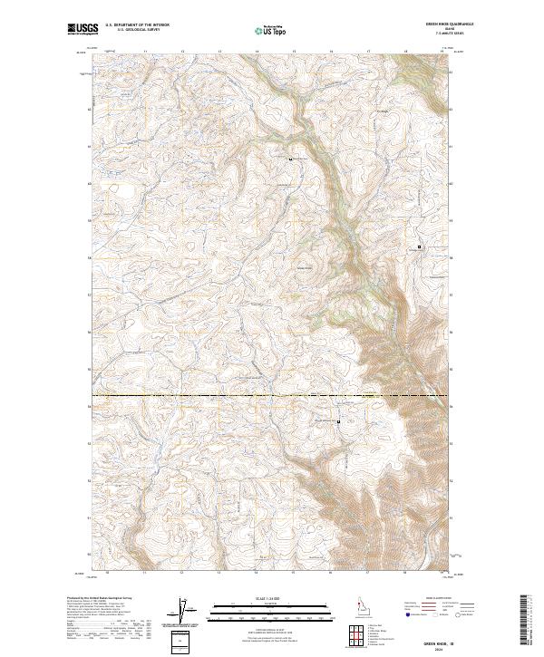 USGS Topographic Map – Green Knob