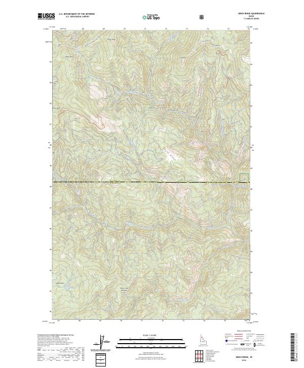 USGS Topographic Map – Grice Ridge