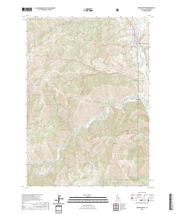 USGS Topographic Map – Griffin Butte