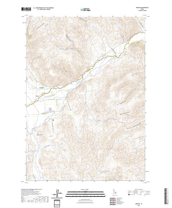 USGS Topographic Map – Grouse