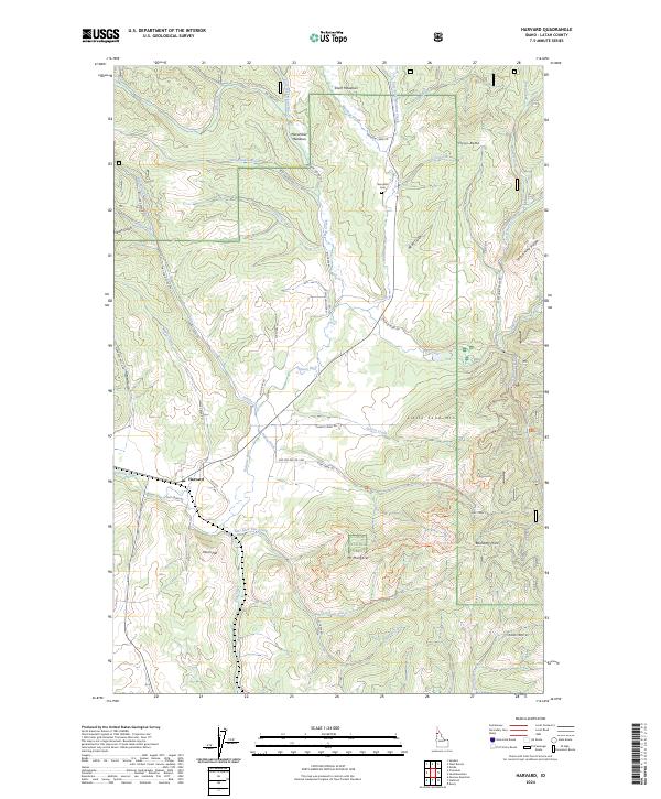USGS Topographic Map – Harvard