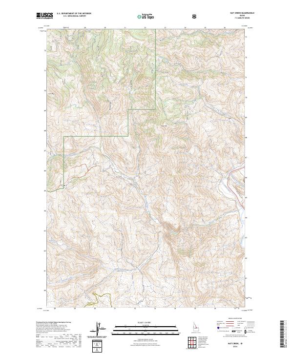 USGS Topographic Map – Hat Creek