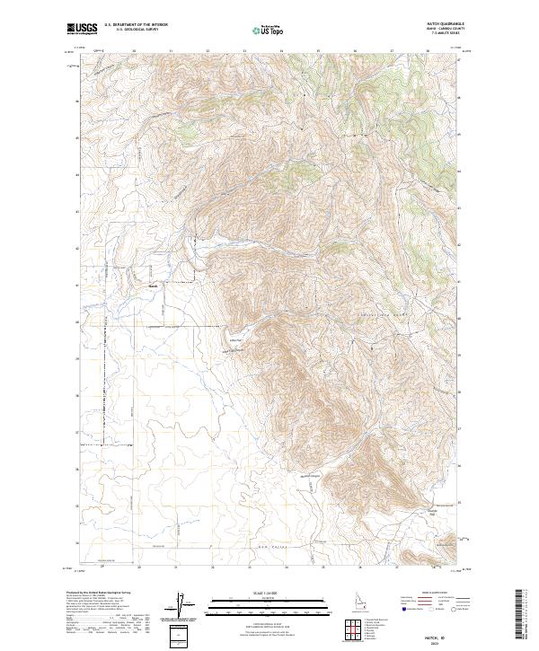 USGS Topographic Map – Hatch