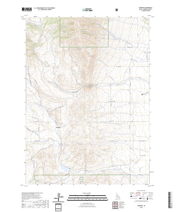 USGS Topographic Map – Hawkins