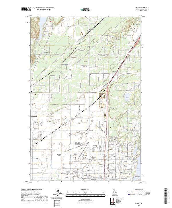 USGS Topographic Map – Hayden