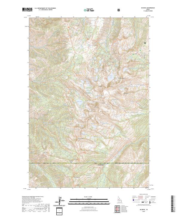 USGS Topographic Map – He Devil
