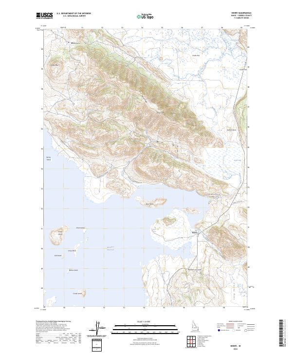 USGS Topographic Map – Henry