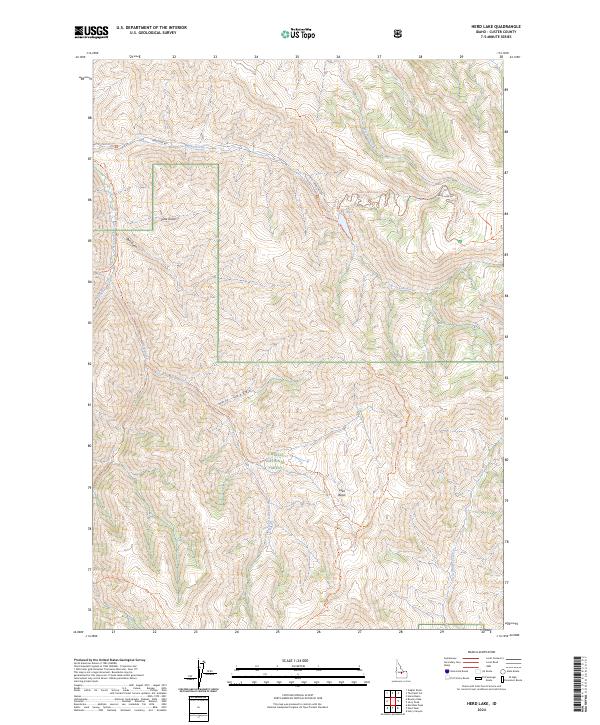 USGS Topographic Map – Herd Lake
