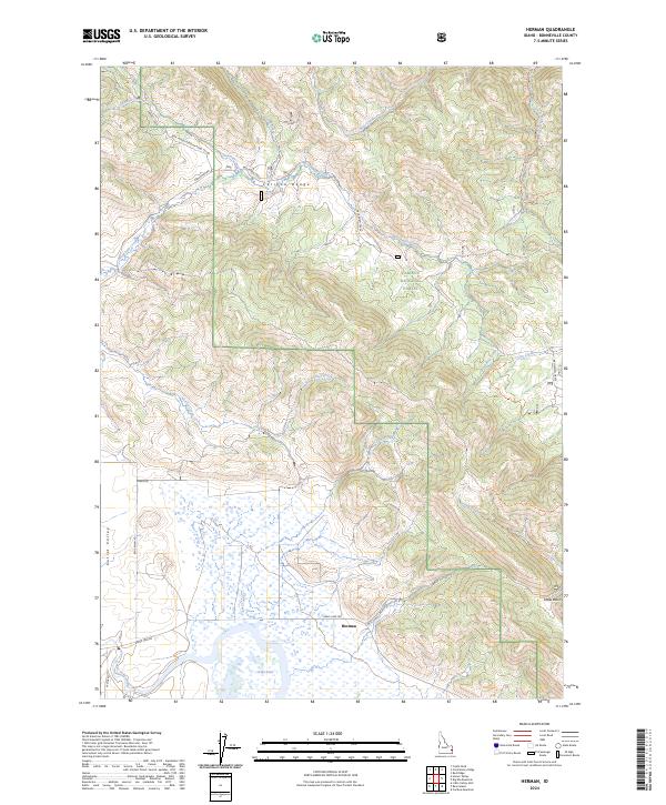 USGS Topographic Map – Herman