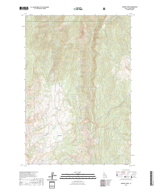 USGS Topographic Map – Hershey Point