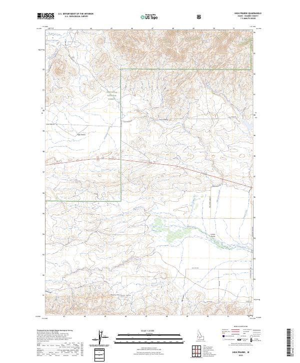 USGS Topographic Map – High Prairie