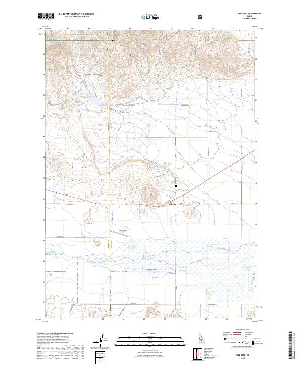 USGS Topographic Map – Hill City