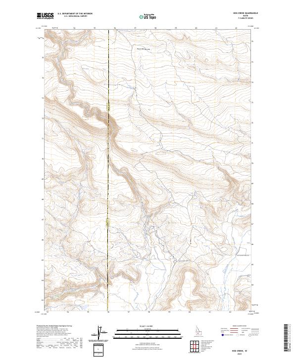 USGS Topographic Map – Hog Creek