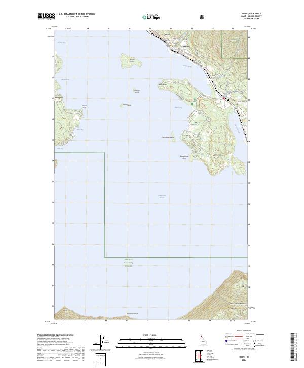 USGS Topographic Map – Hope
