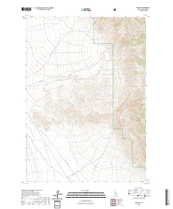 USGS Topographic Map – Howe NE