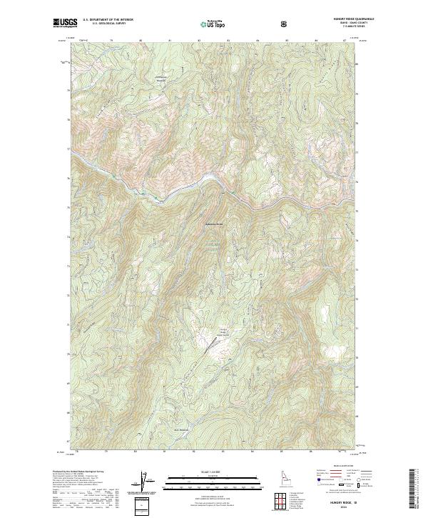 2024 Map of Hungry Ridge, 2024 Print