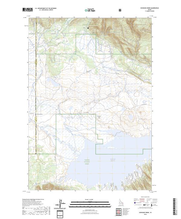 USGS Topographic Map – Icehouse Creek