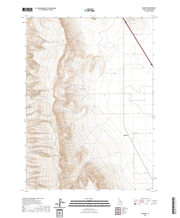 USGS Topographic Map – Idahome