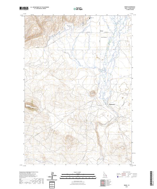 USGS Topographic Map – Idmon