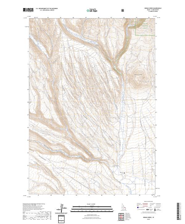 USGS Topographic Map – Indian Creek