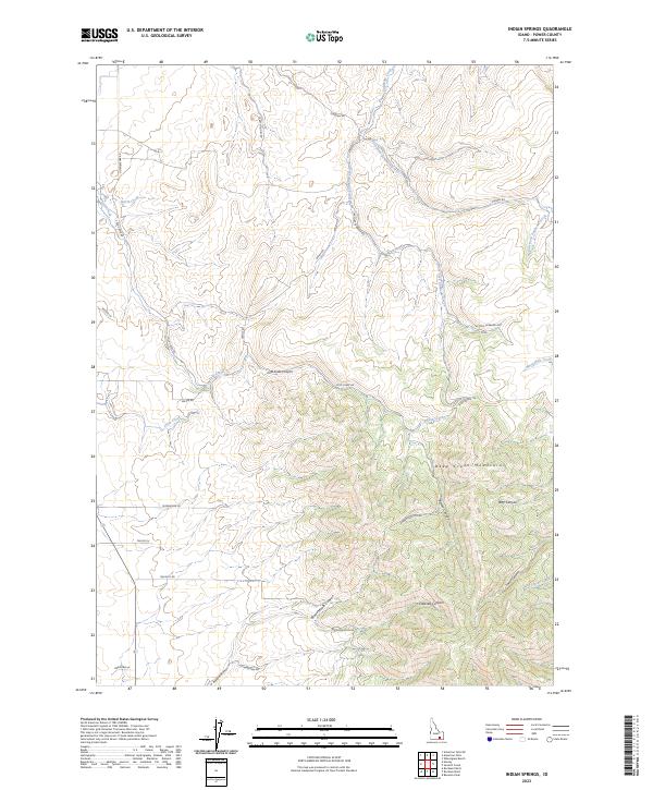 USGS Topographic Map – Indian Springs