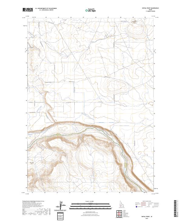 USGS Topographic Map – Initial Point