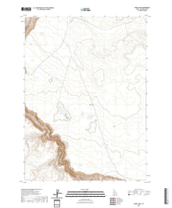 USGS Topographic Map – Inside Lakes