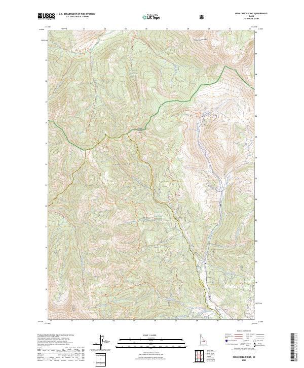 USGS Topographic Map – Iron Creek Point