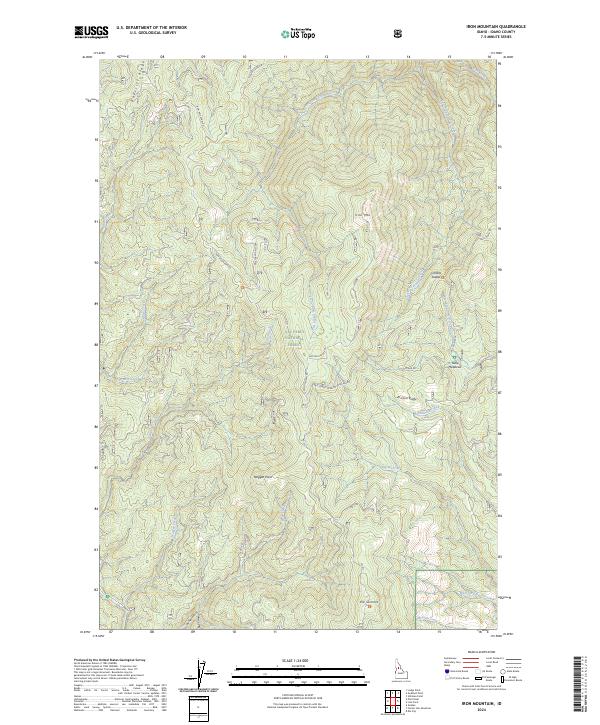 2024 Map of Iron Mountain, 2024 Print