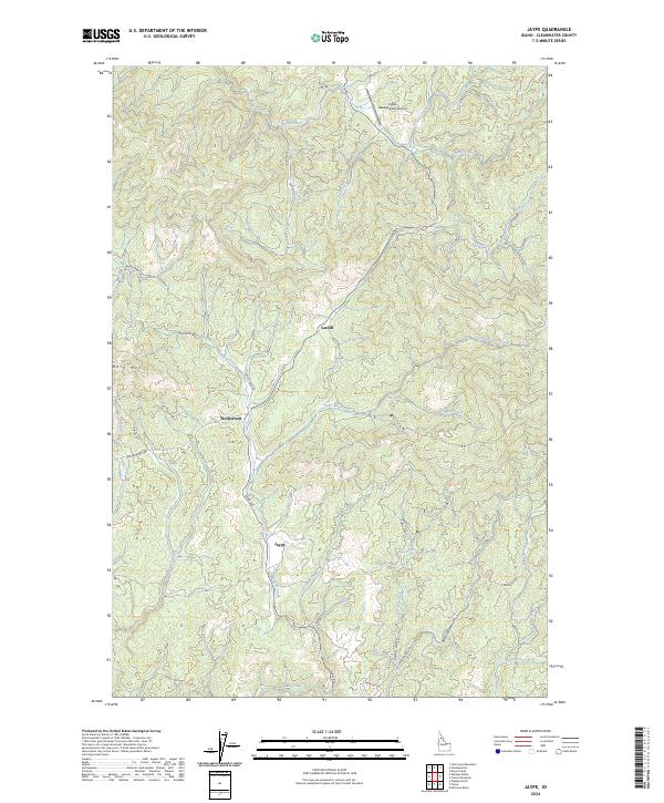 USGS Topographic Map – Jaype