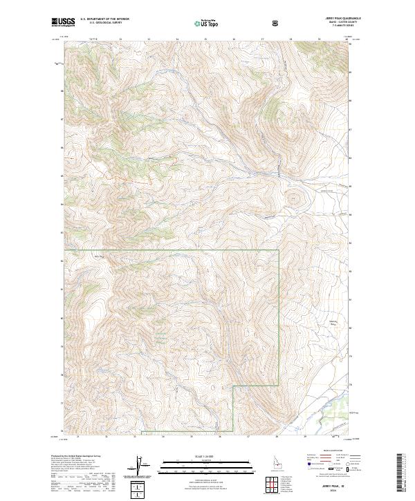 USGS Topographic Map – Jerry Peak