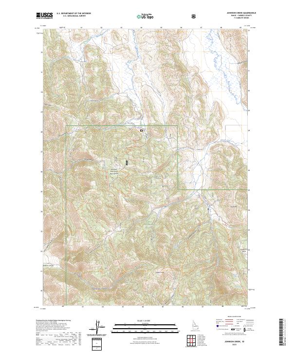 USGS Topographic Map – Johnson Creek