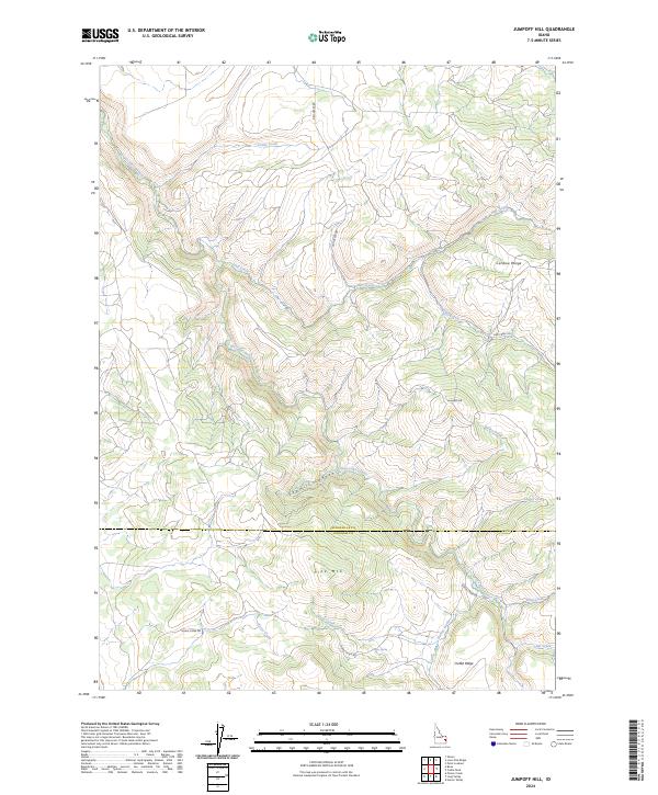 USGS Topographic Map – Jumpoff Hill