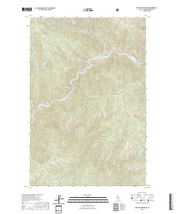 USGS Topographic Map – Junction Mountain
