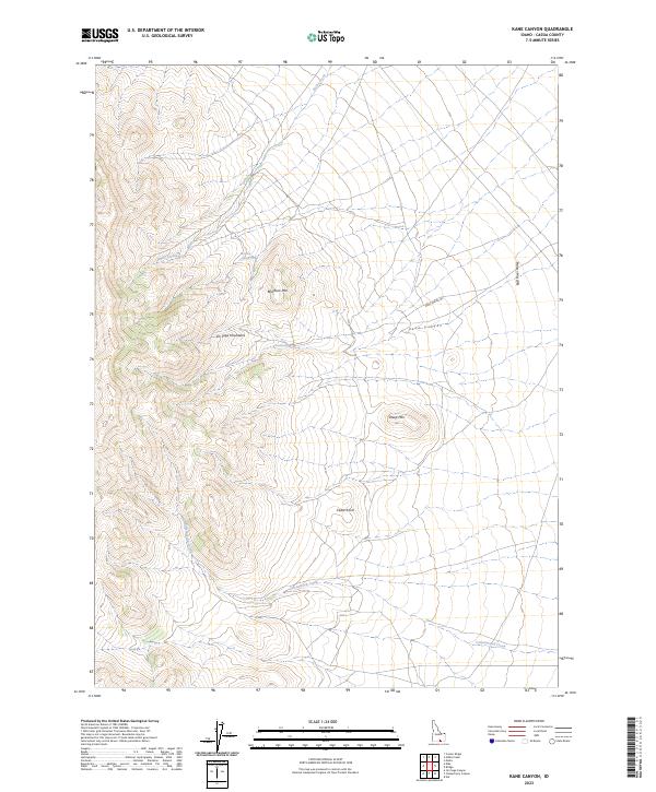 USGS Topographic Map – Kane Canyon