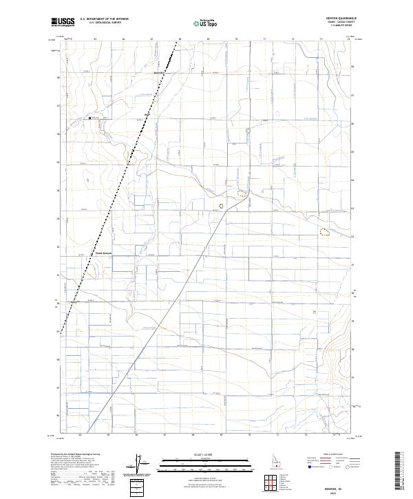 USGS Topographic Map – Kenyon