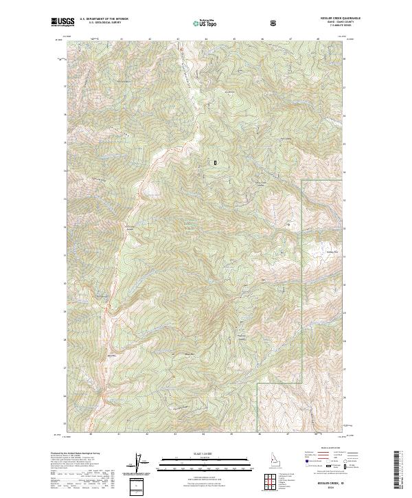 USGS Topographic Map – Kessler Creek