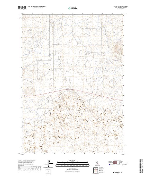 USGS Topographic Map – Kettle Butte