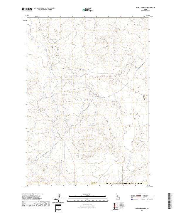 2023 Map of Kettle Butte NW, 2023 Print