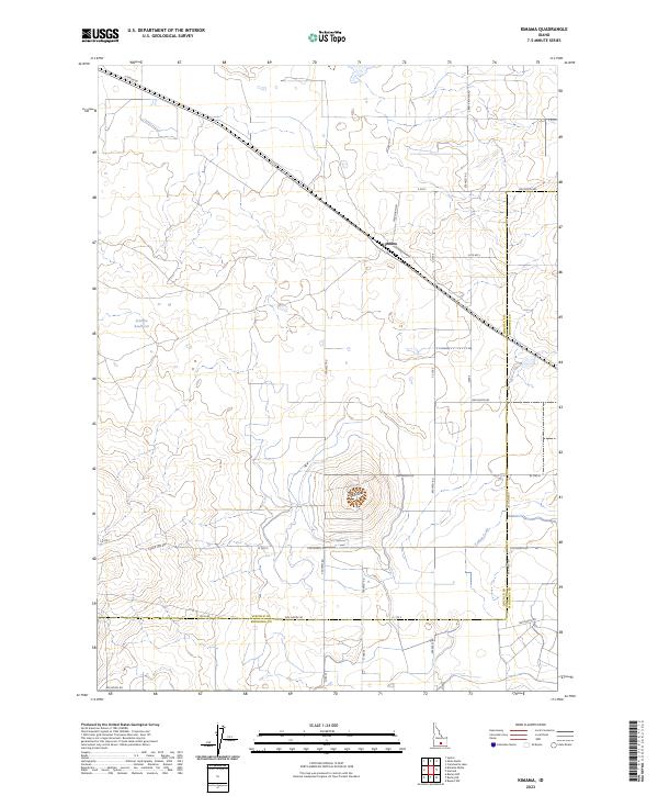 USGS Topographic Map – Kimama