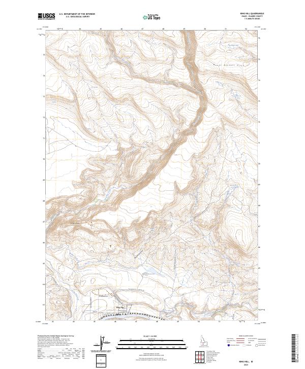 USGS Topographic Map – King Hill