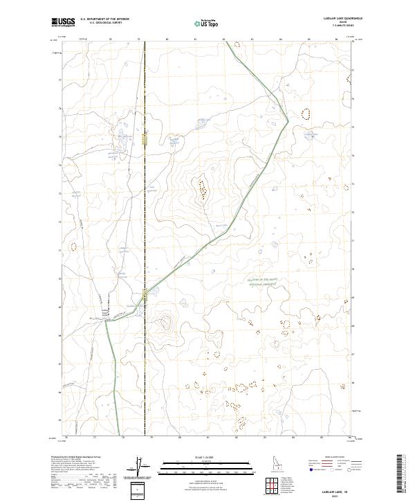 USGS Topographic Map – Laidlaw Lake