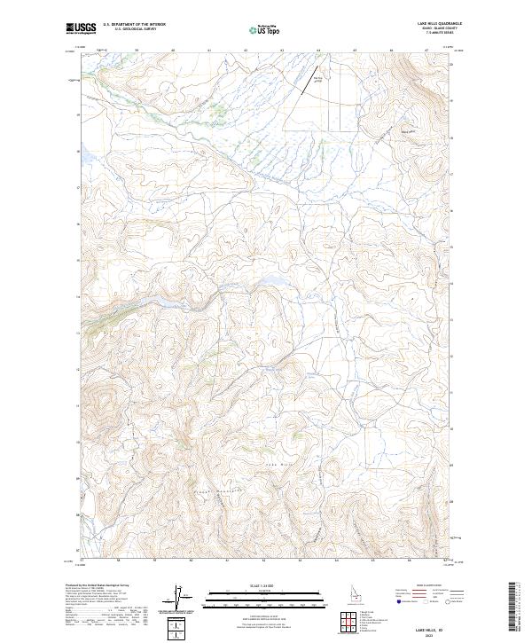 USGS Topographic Map – Lake Hills