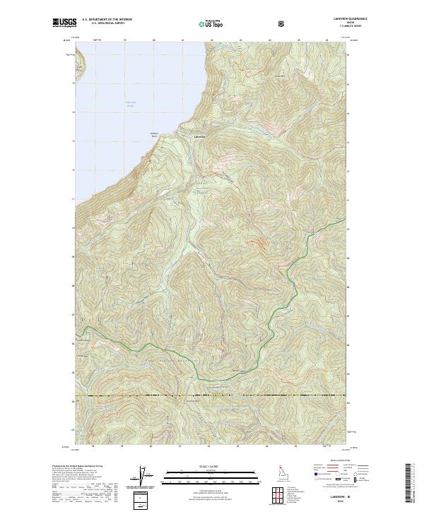 USGS Topographic Map – Lakeview
