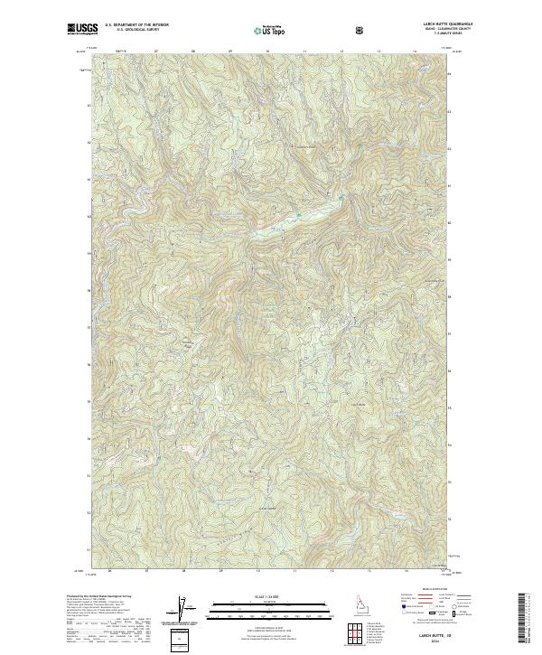 USGS Topographic Map – Larch Butte