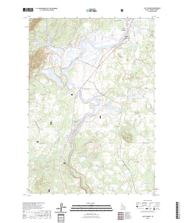 USGS Topographic Map – Last Chance
